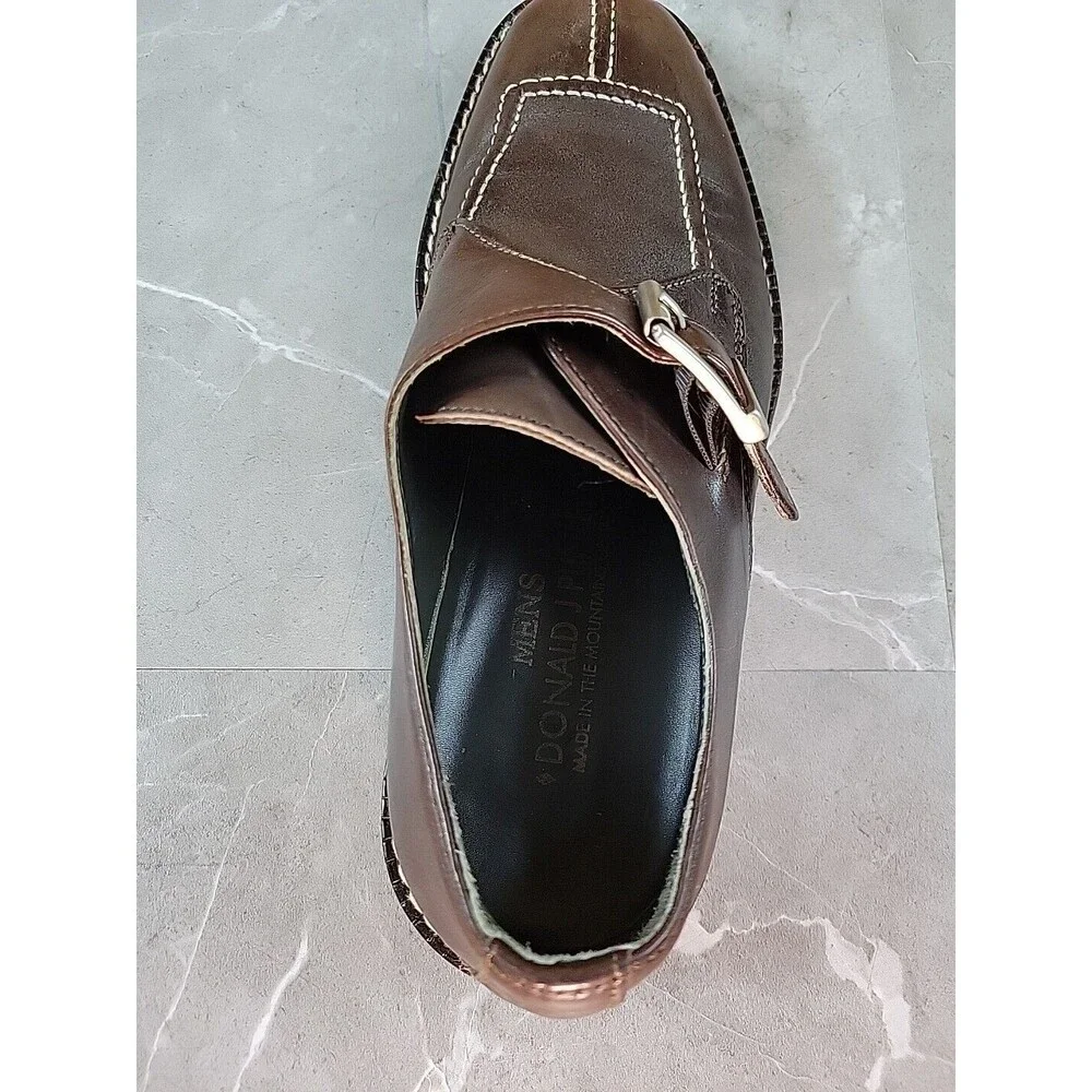 Donald J Pliner Kenzie Monk‎ Strap Buckle Mens Size 8 M I20